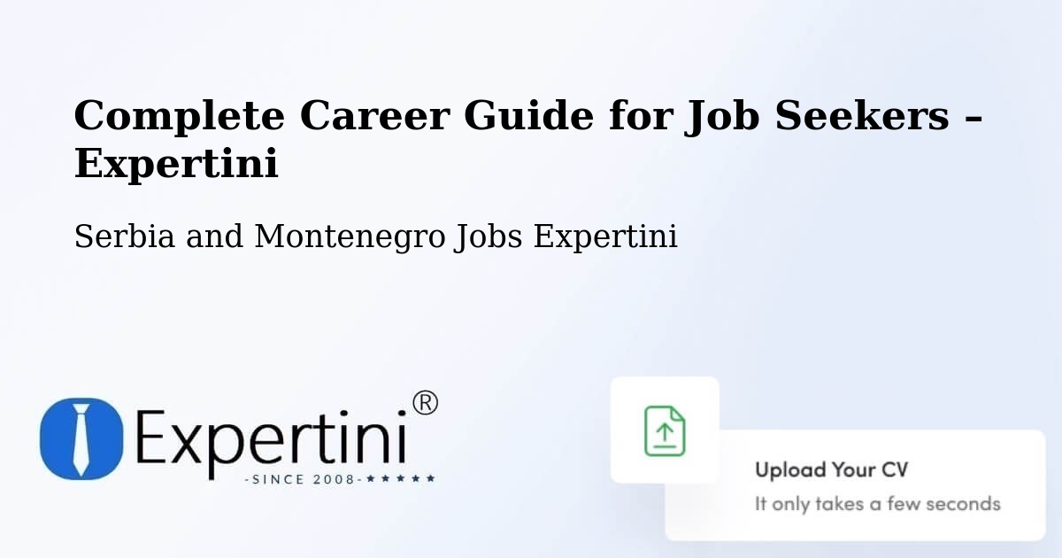Career Guide for Job Seekers – Tamarack - Tamarack, Serbia and Montenegro Jobs Expertini