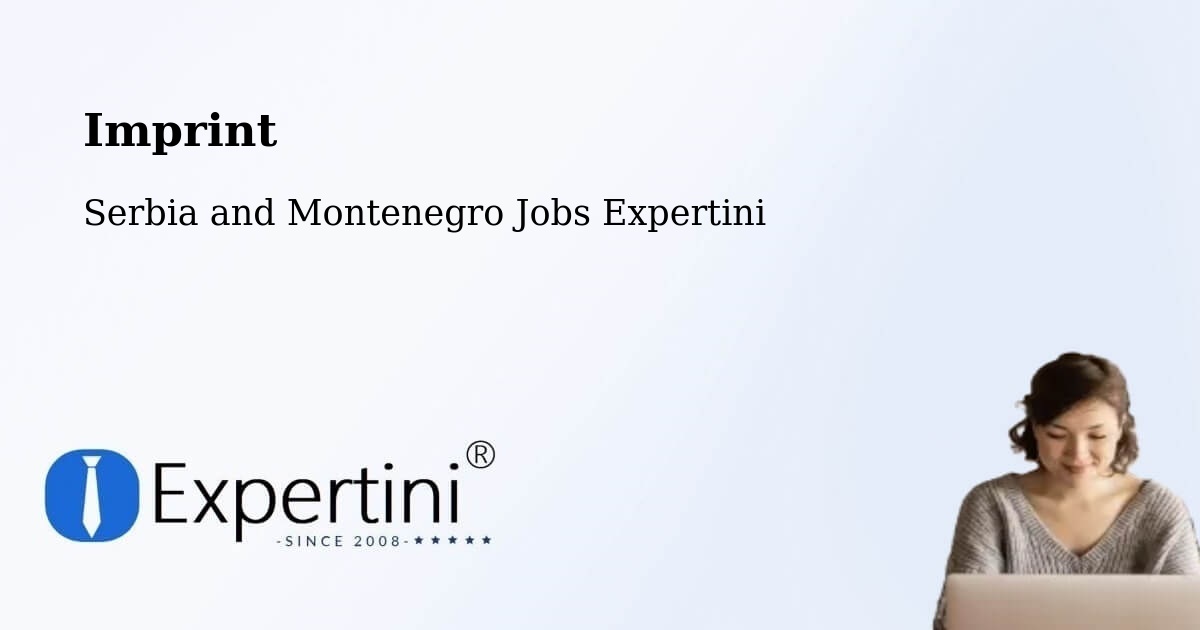 Imprint – Tamarack - Serbia and Montenegro Jobs Expertini