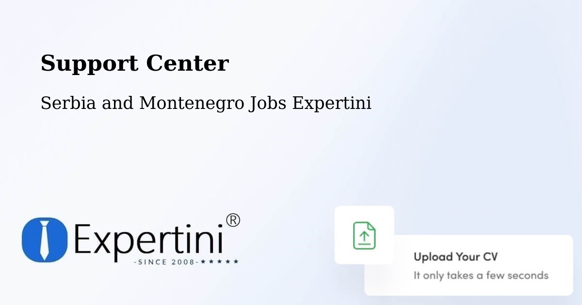 Support Services – Tamarack - Serbia and Montenegro Jobs Expertini